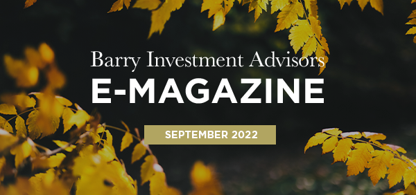 Barry Newsletter - September 22